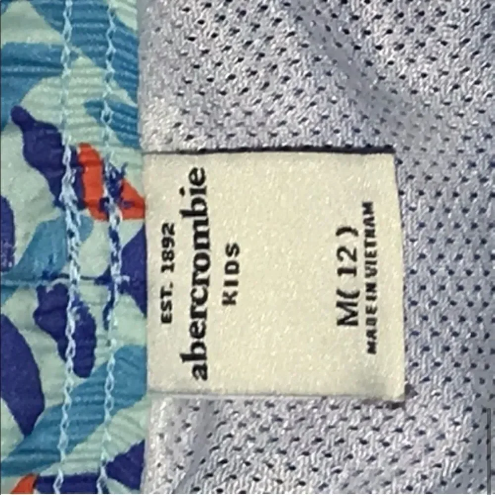Abercrombie Kid's Blue Swimsuit Board Shorts